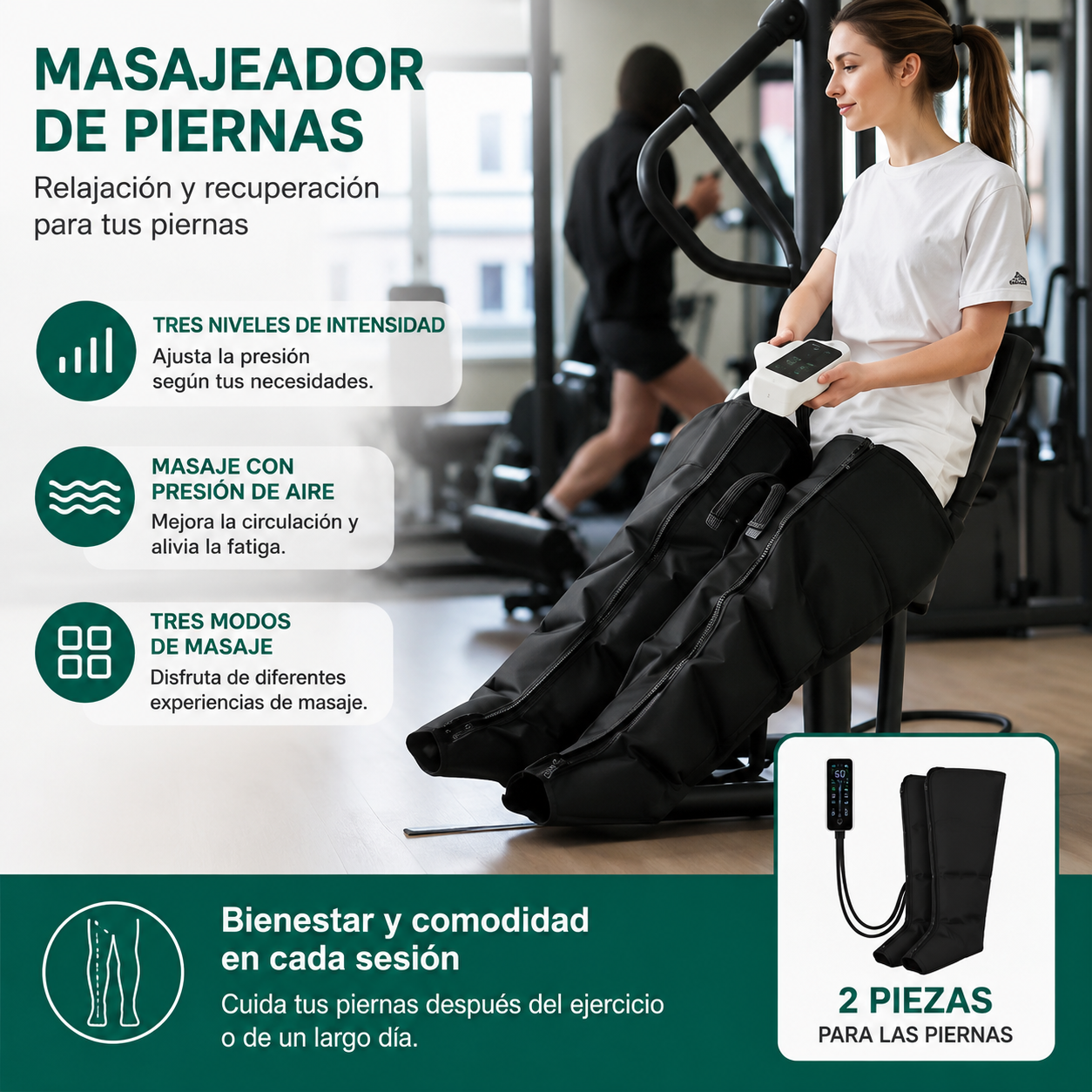 Sistema de descompresión para piernas